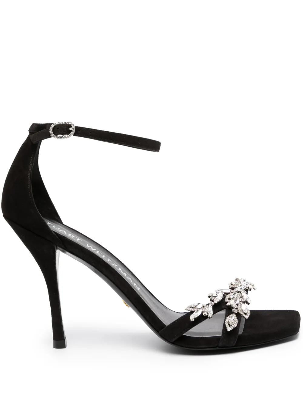 Босоножки Nudist Vow 100 Stuart Weitzman, черный