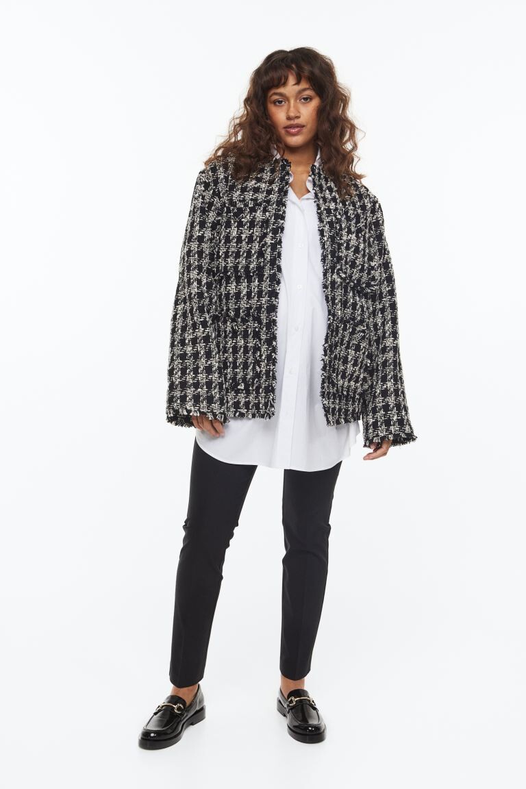 

МОМ Элегантные брюки H&M, черный