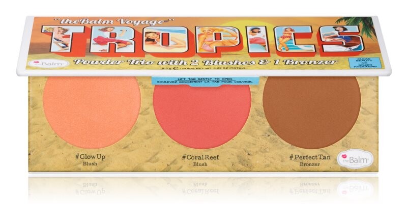 

Бронзер и румяна theBalm Voyage Tropics
