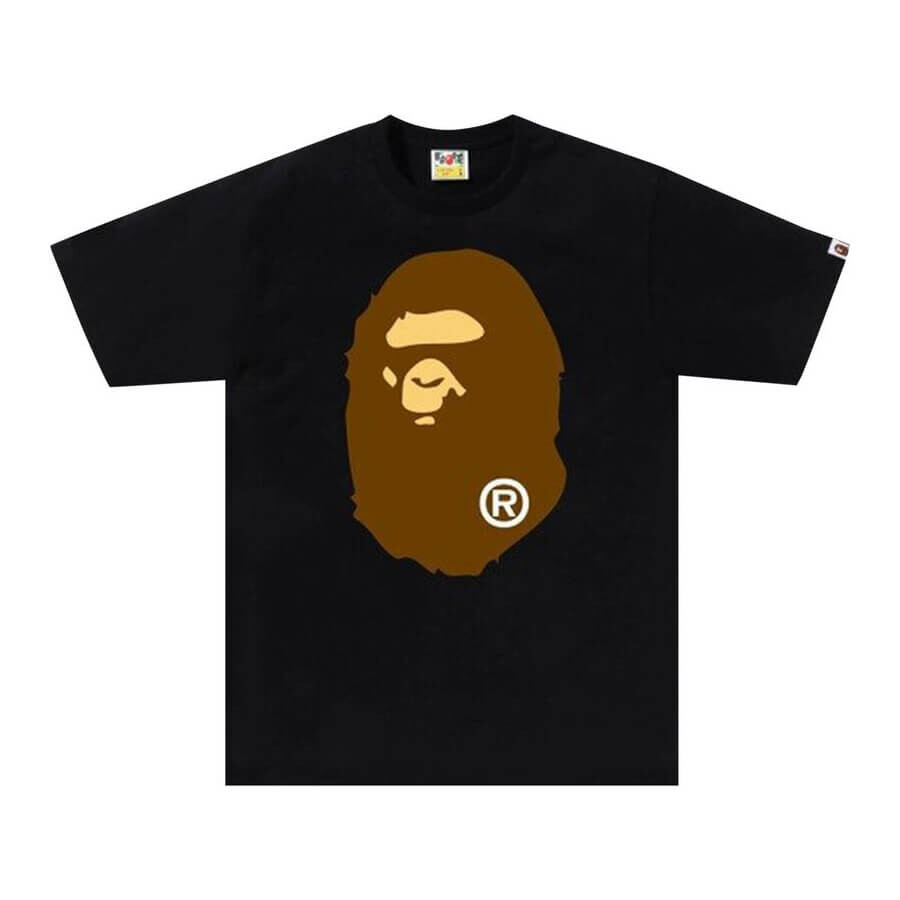 

Футболка BAPE Big Ape Head, черный