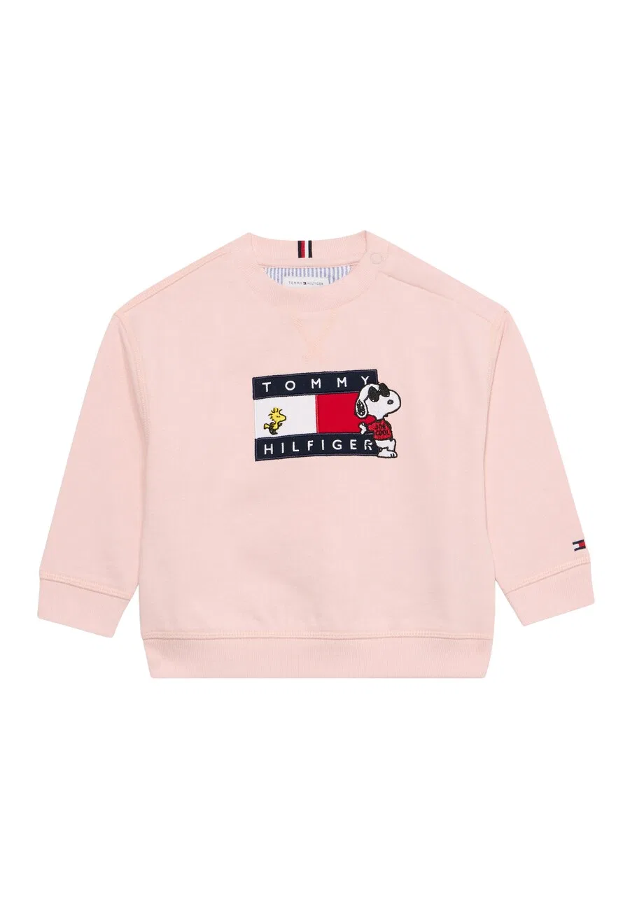 Толстовка TOMMY HILFIGER 'PEANUTS' нежно-розового цвета