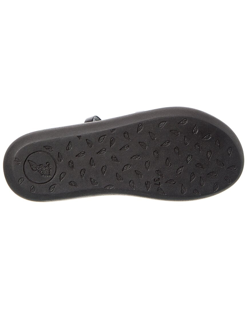 Древнегреческие сандалии Niki Комфортные кожаные сандалии Ancient Greek Sandals, черный — фото 4