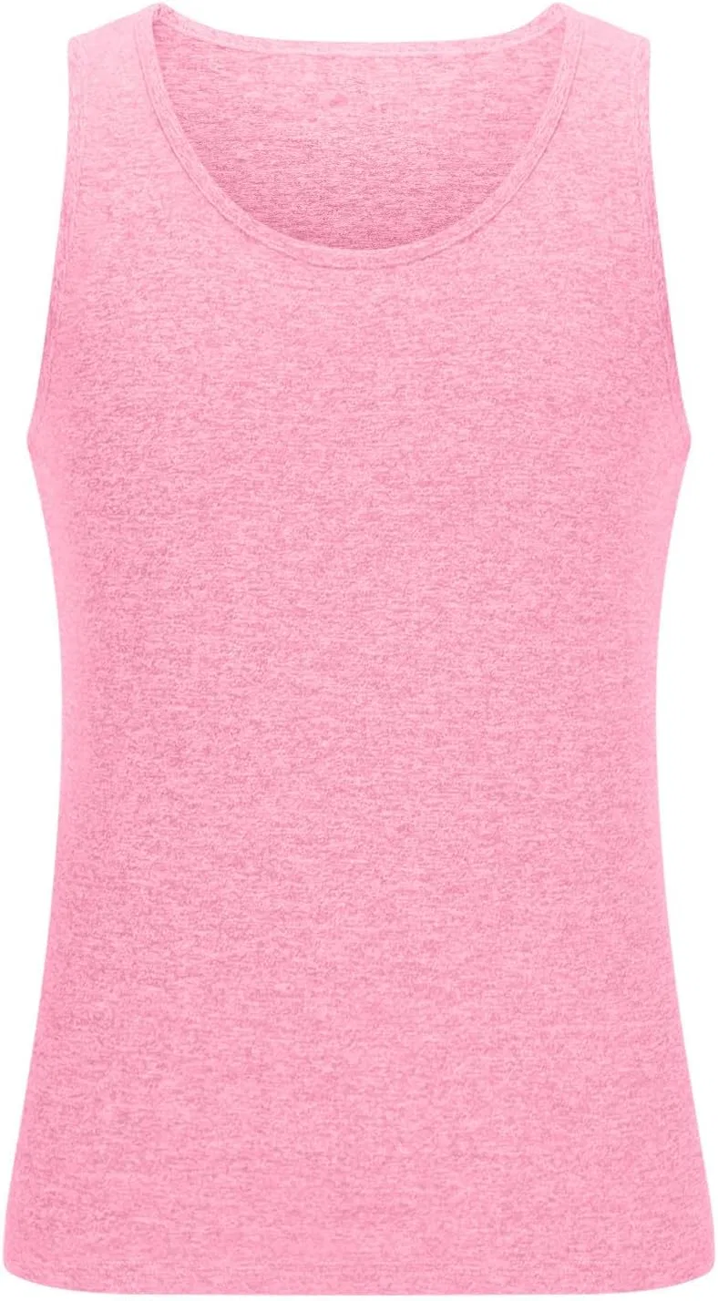 Мужская майка-борцовка для фитнеса, Pink — фото 3