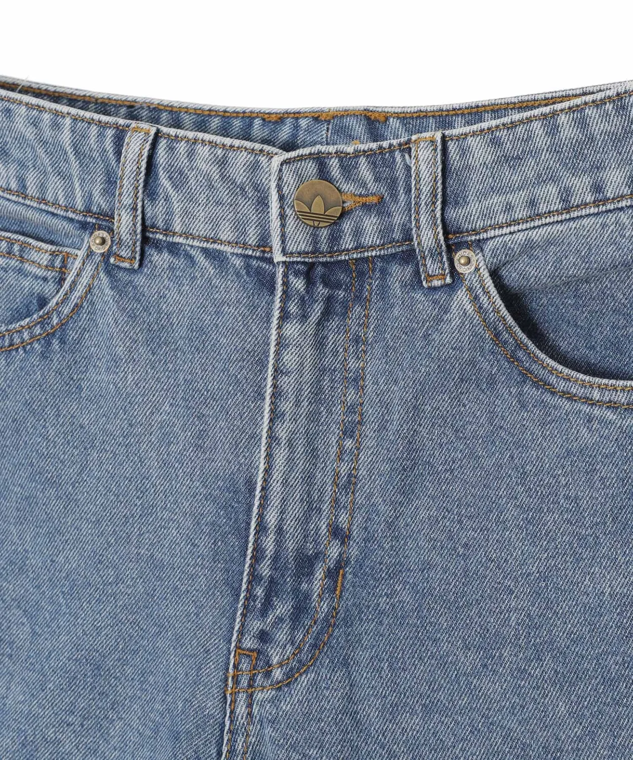 Мужские джинсовые шорты свободного кроя FIREBIRD JORTS DENIM KQ6478 Adidas, Blue — фото 4