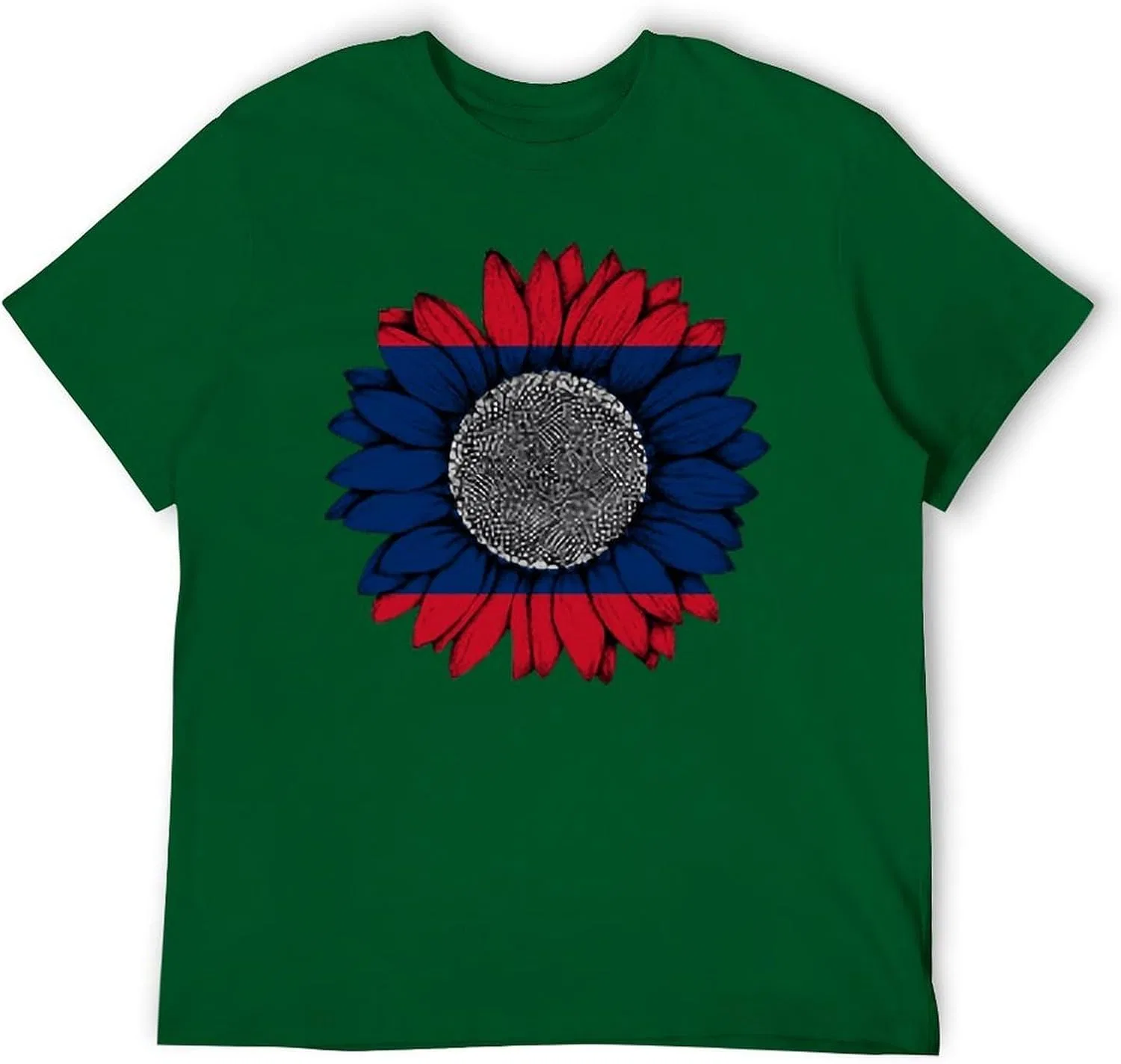 Мужская футболка с принтом флага, Classic T-Shirt, Green — фото 3