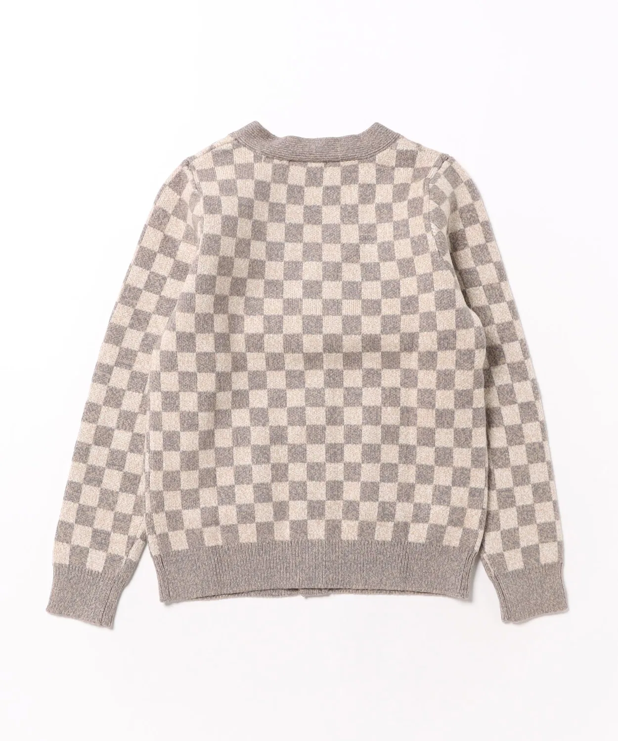 Детский кардиган для мальчиков с принтом Heathered Check Rylee + Cru, Серый — фото 2