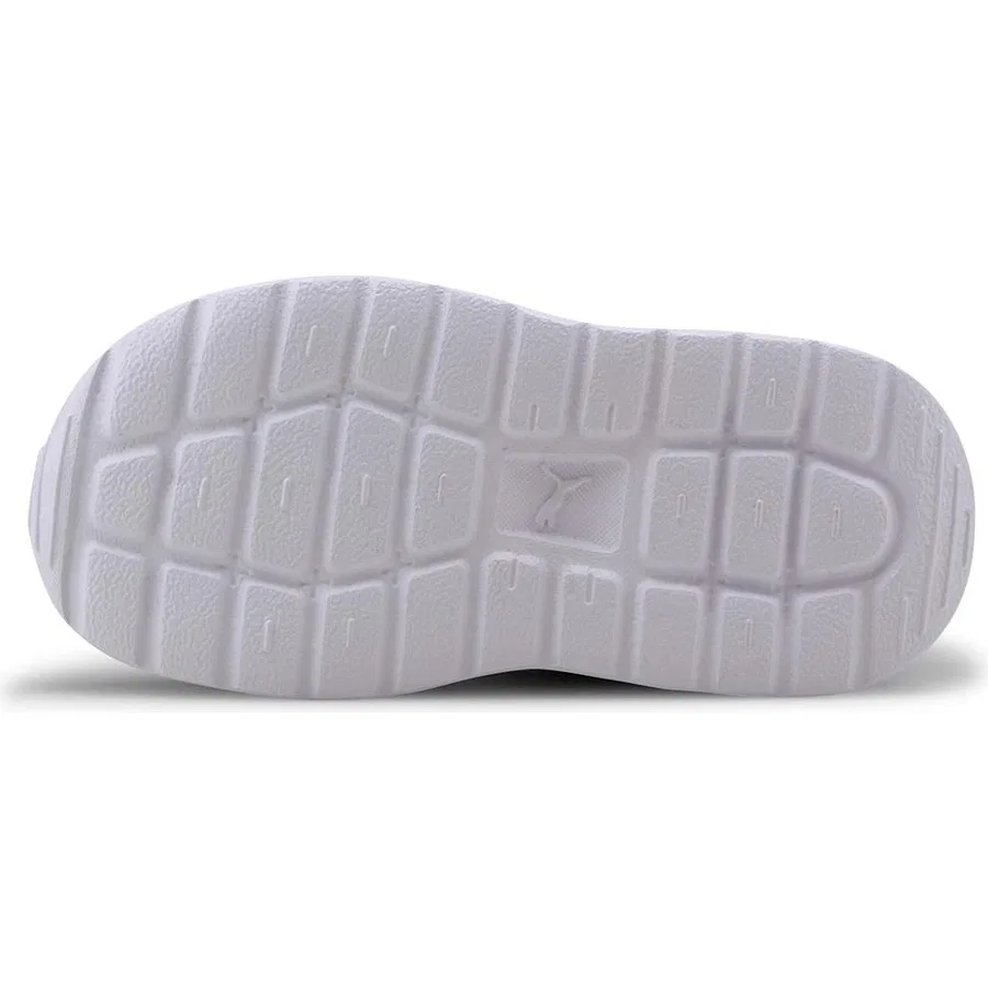 Кроссовки повседневные детские Puma Anzarun Lite Ac Inf, Зелено-черно-белый — фото 4