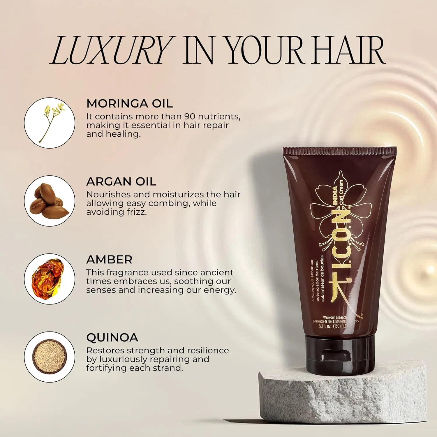 Крем для кудрявых волос «India Curl Cream» от I.C.O.N. I.C.O.N. — фото 3