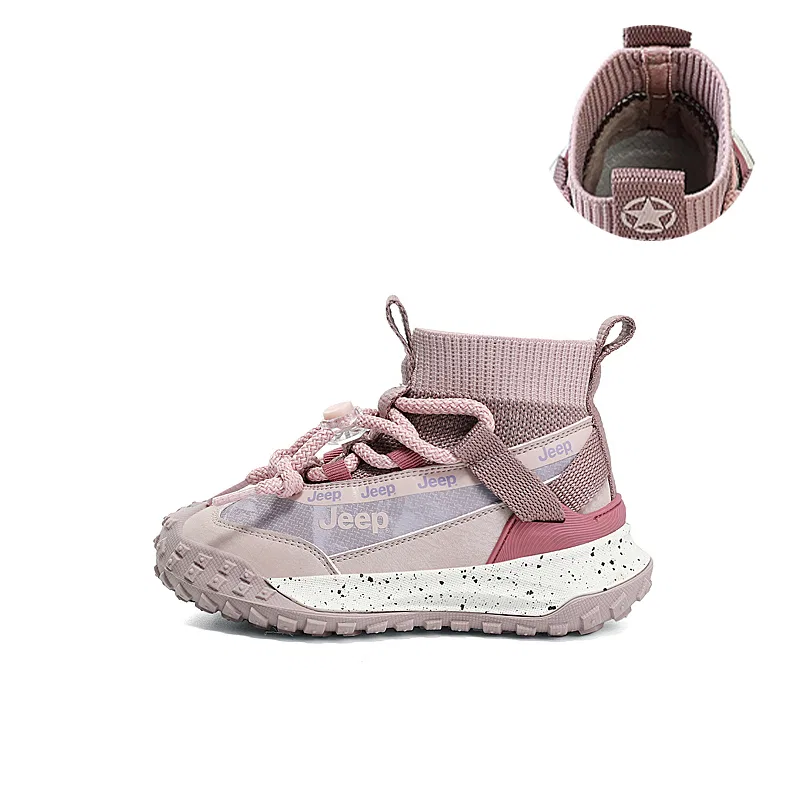 Детские ботинки с мехом Jeep, Purple Orchid Light Pink