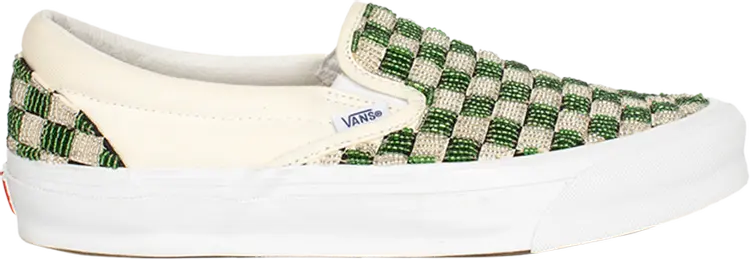 

Кеды Vans One Block Down x Classic Slip-On LX Dog Days - Grass, зеленый