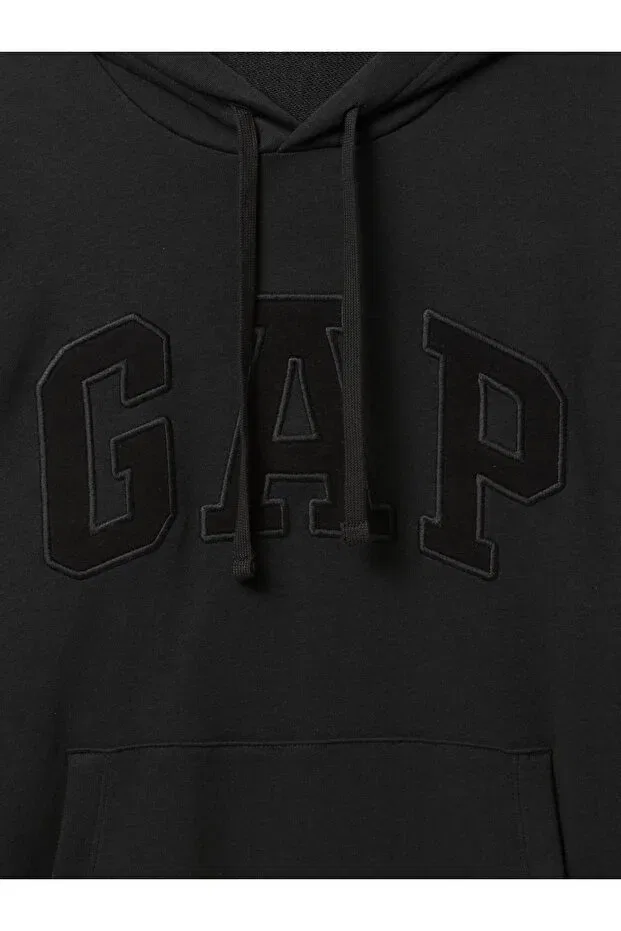 Мужские свитшот с принтом Gap, Black-005 — фото 3