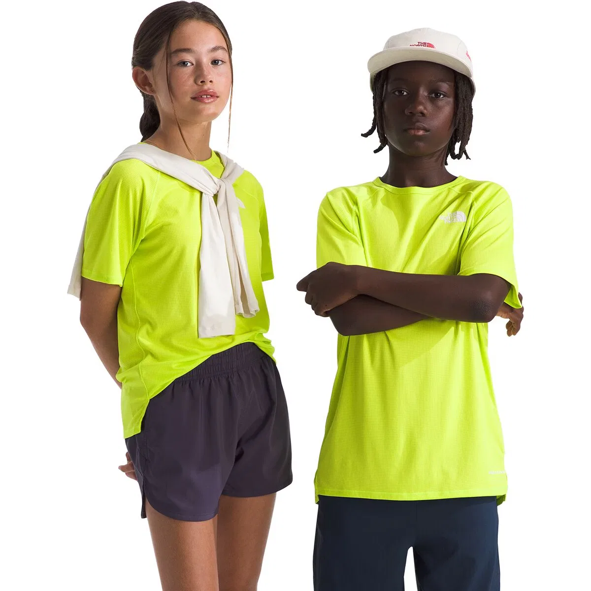 Детская футболка с коротким рукавом Sunriser Short-Sleeve T-Shirt The North Face, Fizz Lime
