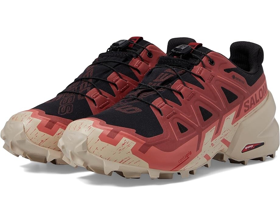 

Кроссовки Salomon Speedcross 6 GTX, цвет Black/Cow Hide/Faded Rose