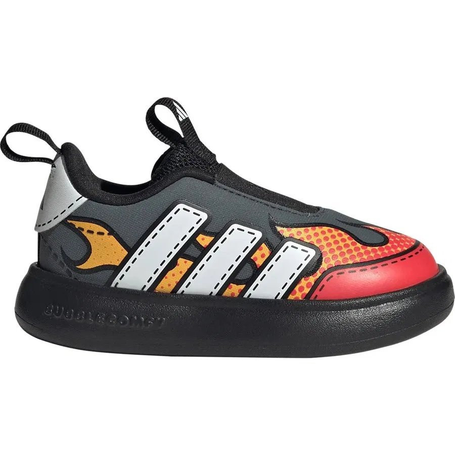Детские кроссовки с принтом Bubblecomic I adidas, Разноцветный