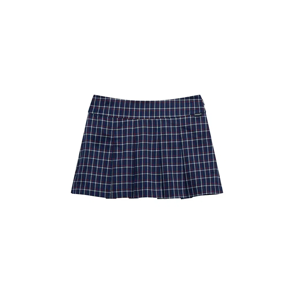 Юбка-шорты Mini Pleated Superdry, синий — фото 3