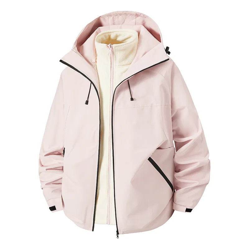 Детская куртка с флисовой подкладкой Red bean, Light Pink
