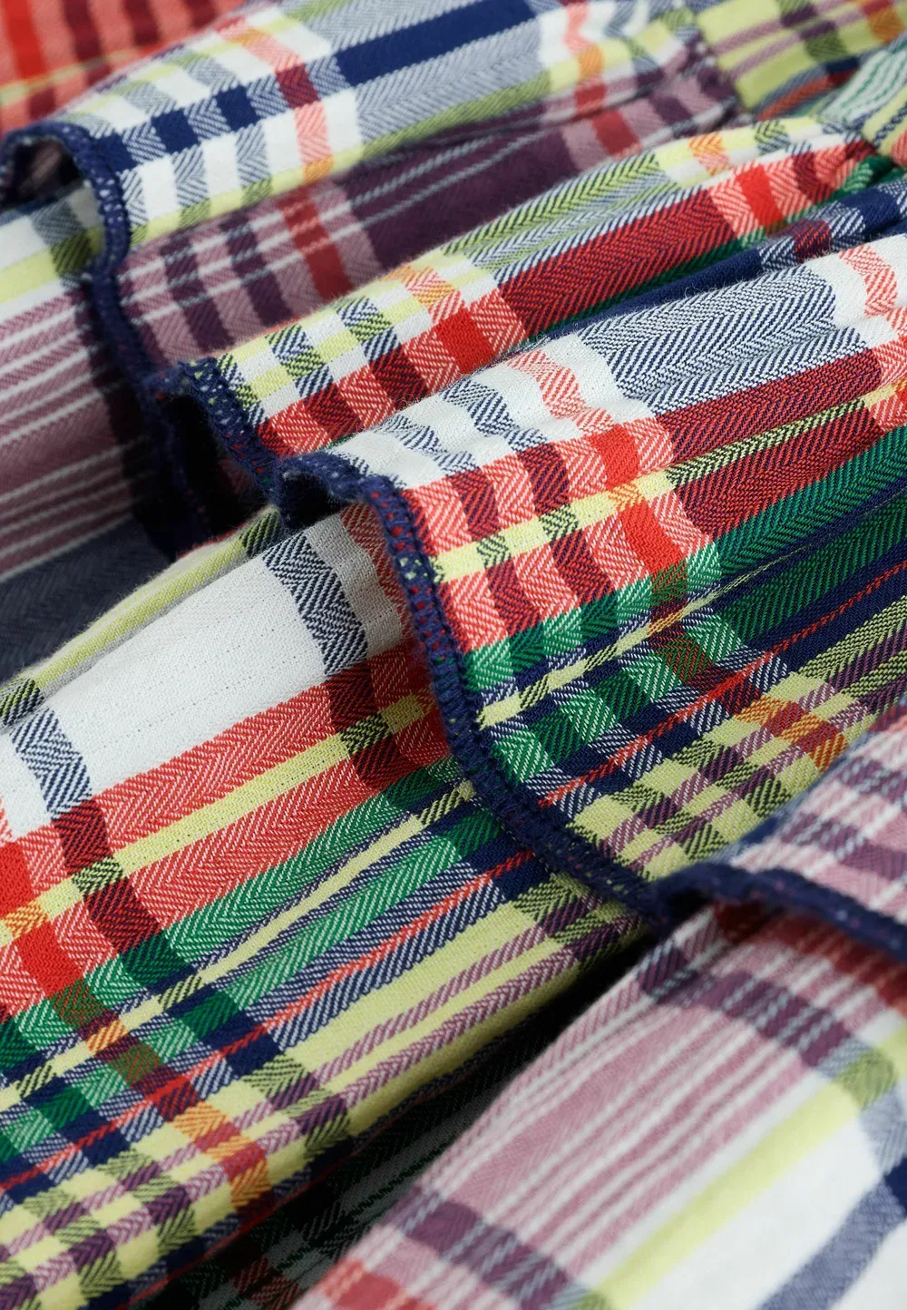 Классический крой - юбка-пуллон рара - юбка-трапеция Next, Navy Multi Check — фото 3