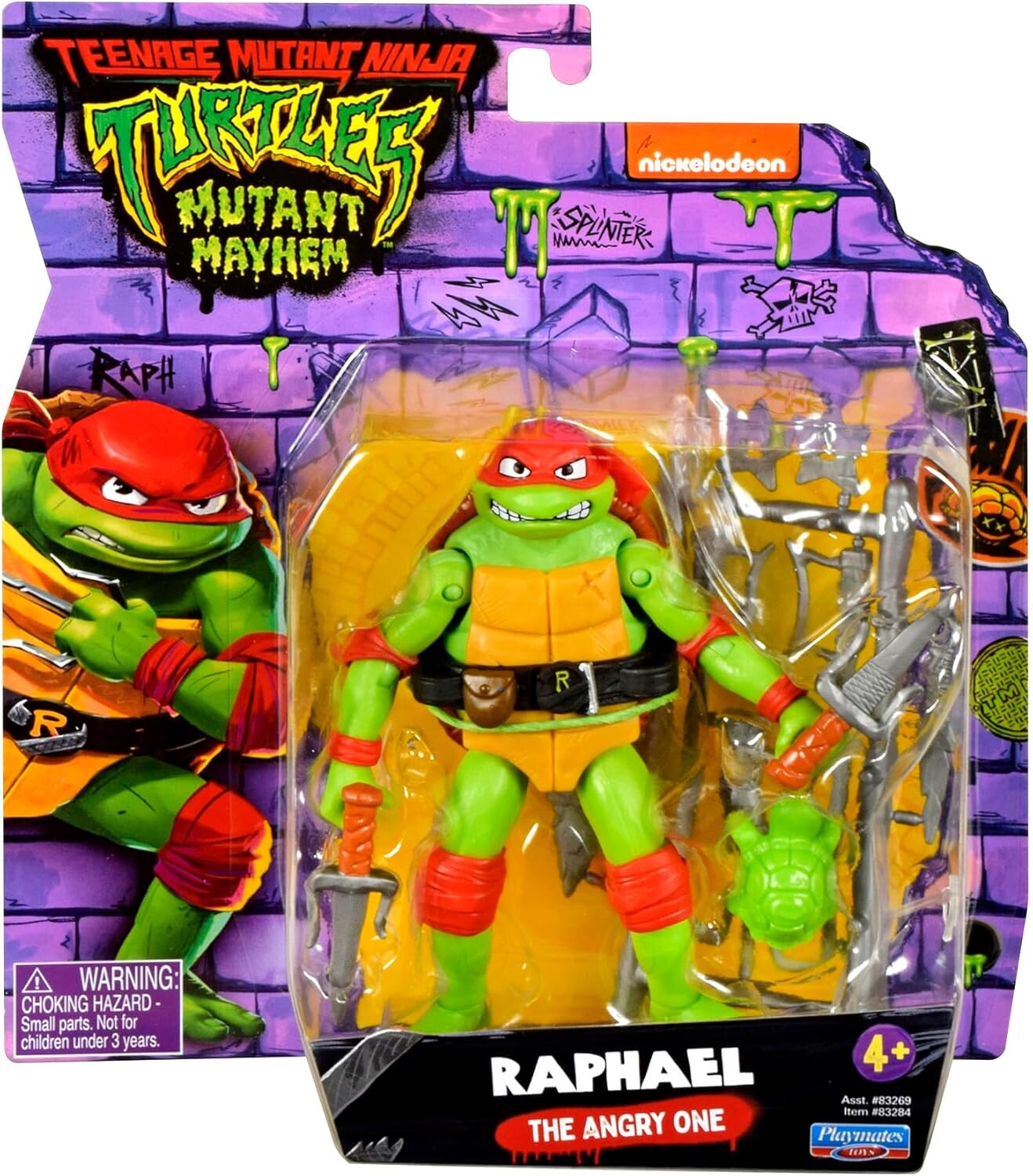 

Фигурка Teenage Mutant Ninja Turtles: Mutant Mayhem, Raphael, 11,7 см