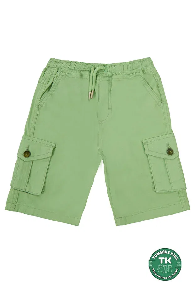 Детские шорты для мальчиков с карманами Tommiks Kids, Green