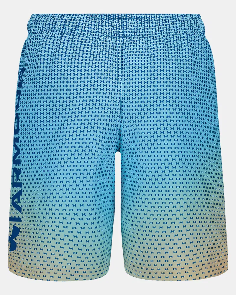 Плавки-шорты детские 15 см водоотталкивающие с UPF 50+ UA Gradient Logo UnderArmour, Varsity Blue — фото 3