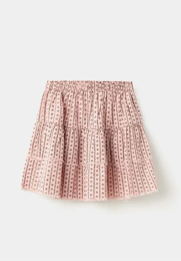 Детская юбка Mango Kids, розовый — фото 3