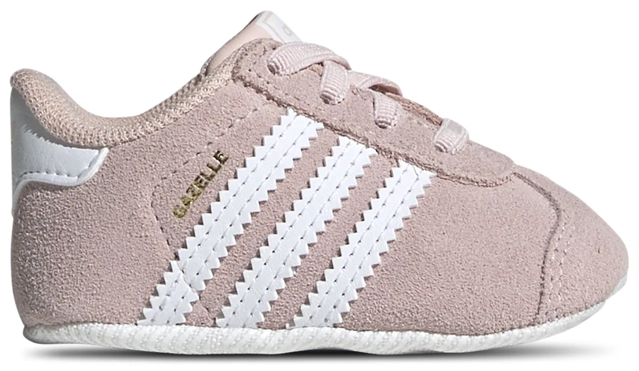 Кроссовки для девочек Gazelle Crib Adidas, цвет Icey Pink/White/White