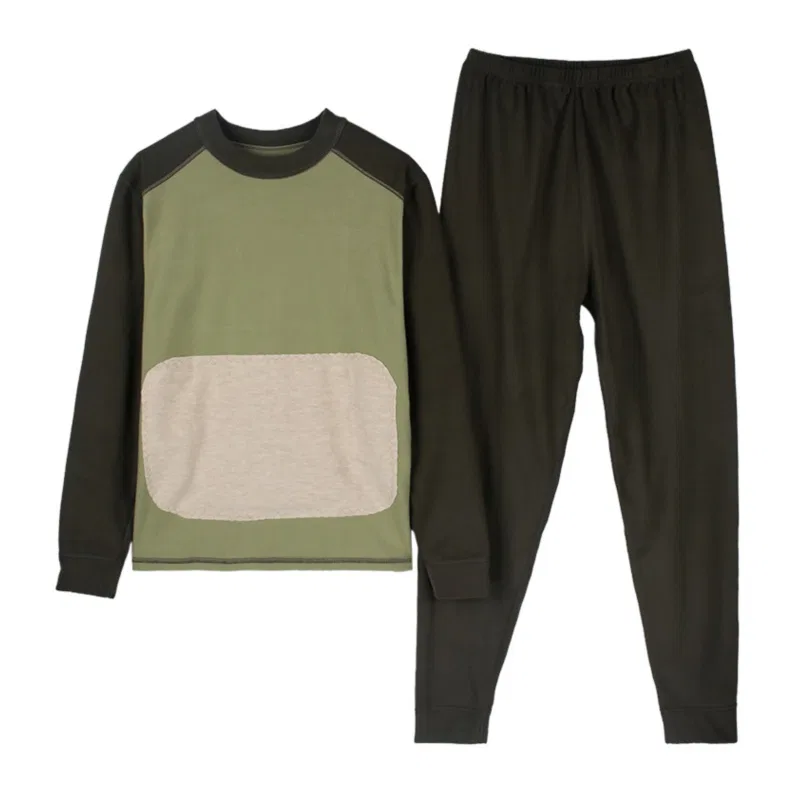 Детское термобелье Unisex Thermal Sets Cotton Gene, Vintage Green — фото 3