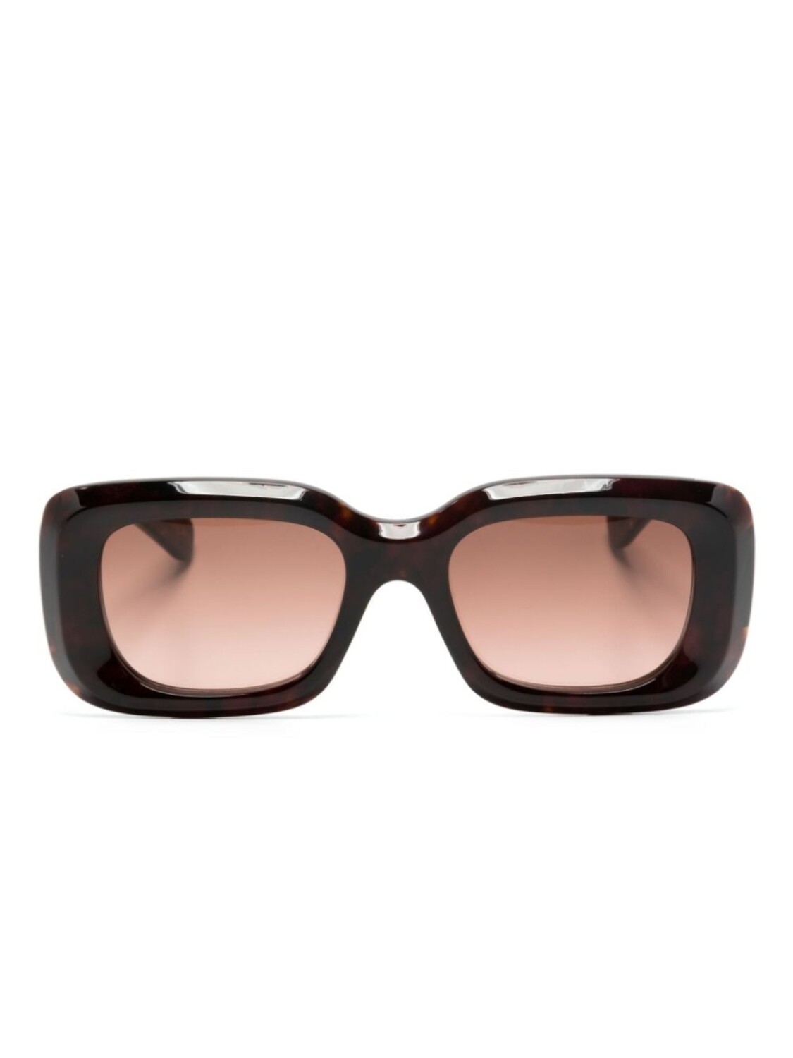 

Chloé Eyewear солнцезащитные очки в прямоугольной оправе с логотипом, коричневый
