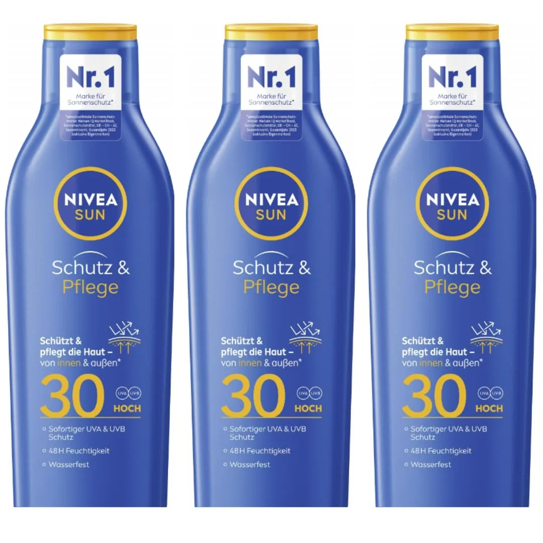 Солнцезащитный крем для лица SPF30 Pufai, 3 шт по 250 мл, Алоэ Вера
