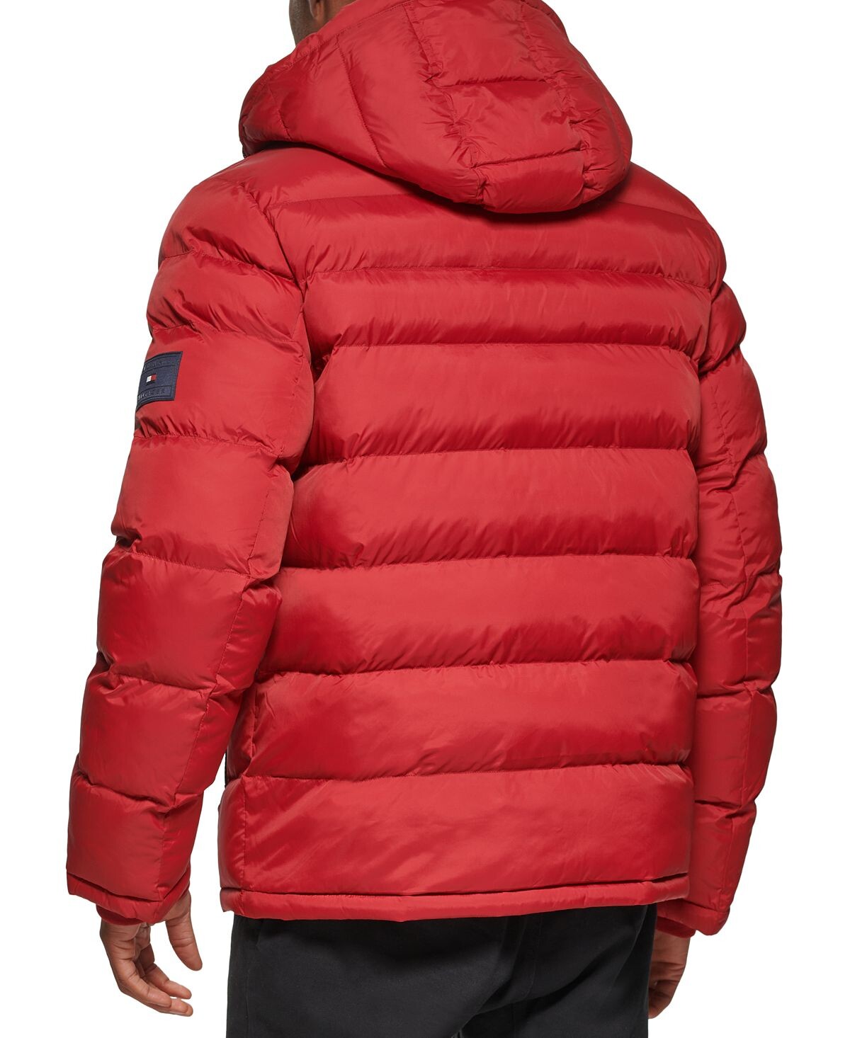 Куртка Tommy Hilfiger Quilted Puffe, красный — фото 4