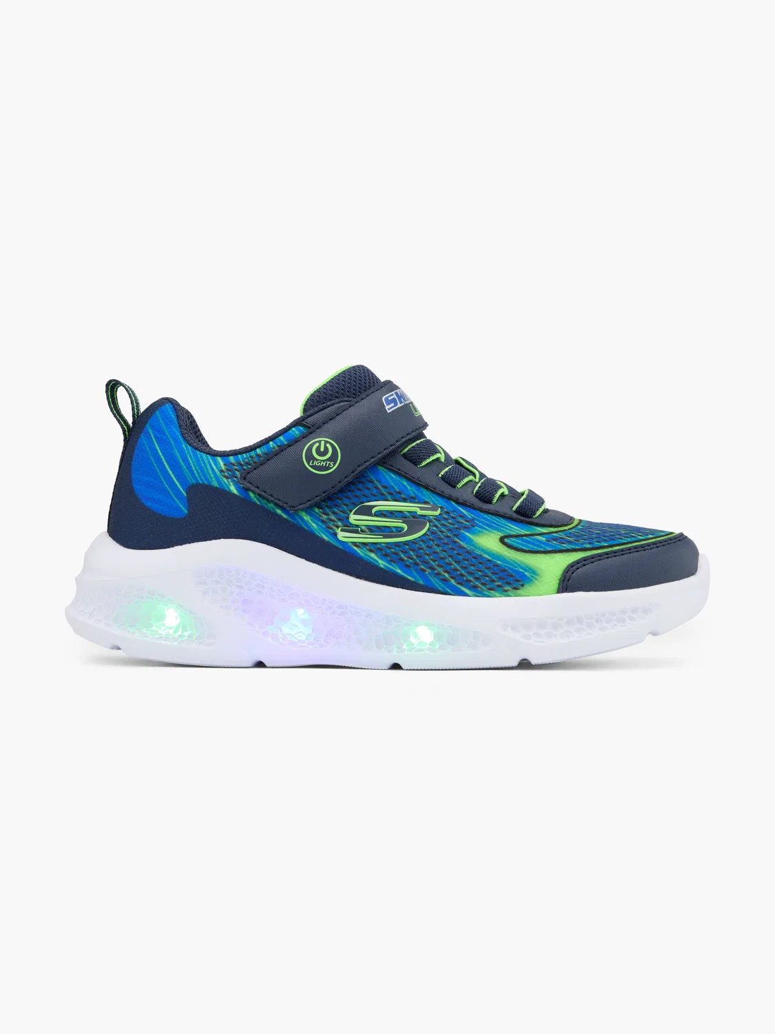 Детские кроссовки с подсветкой CRATER LIGHTS Skechers, синий
