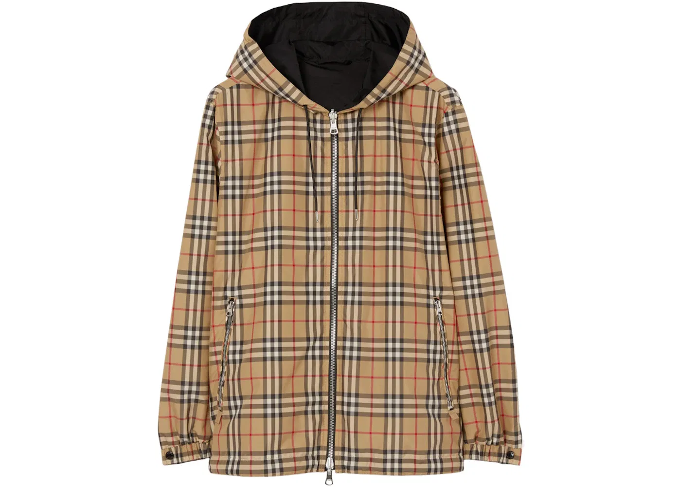 Мужская куртка с капюшоном двусторонняя Burberry, Archive Beige