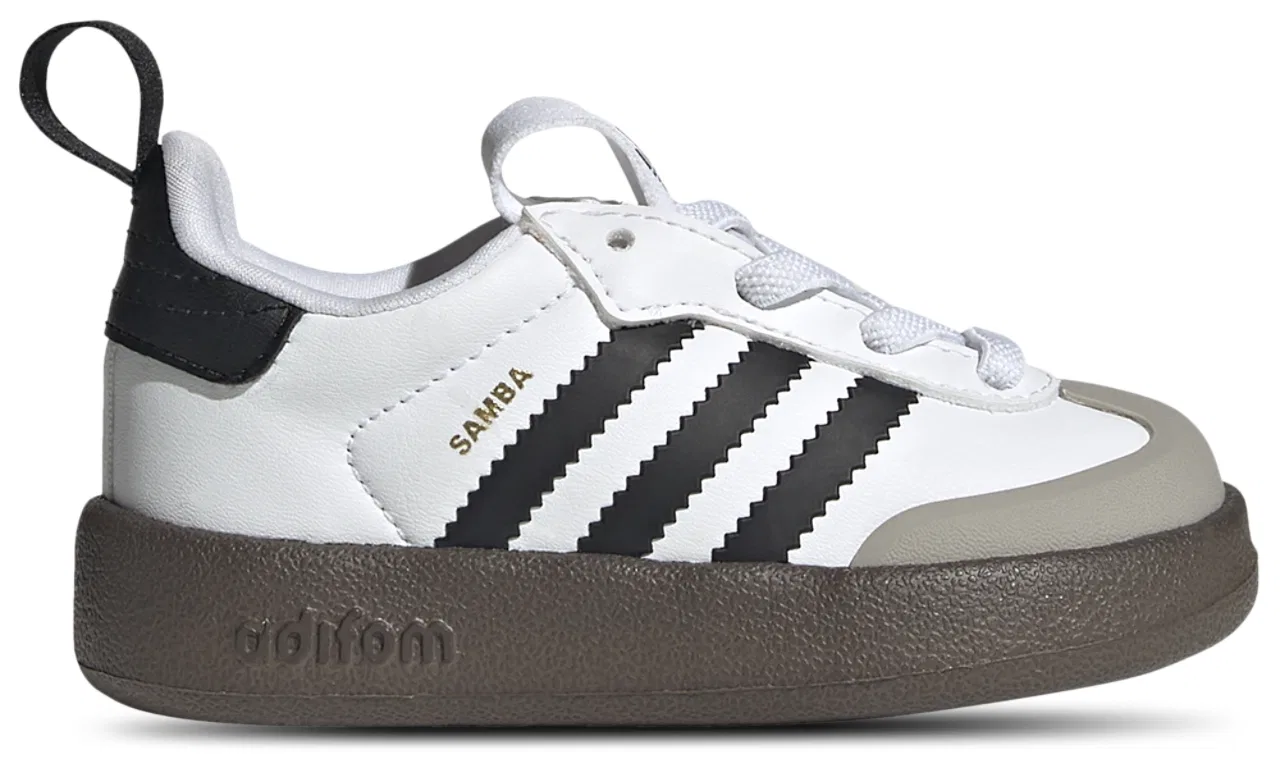 Кроссовки для мальчиков adiFOM Samba 360 Adidas, цвет Black/Clear Granite/White