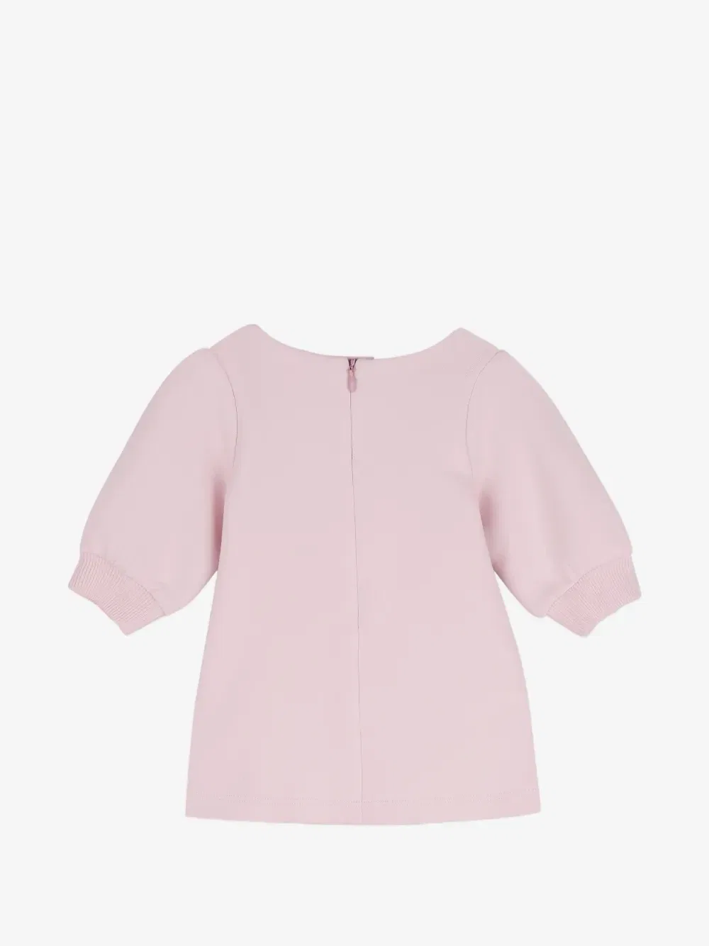 Платье с длинными рукавами и графичным принтом Marc Jacobs Kids, розовый — фото 2