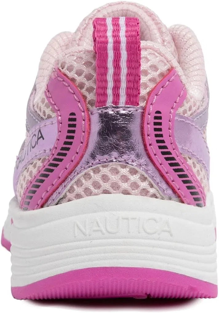 Детские кроссовки с принтом Athletic Running Sneakers Nautica, Pink Purple — фото 3