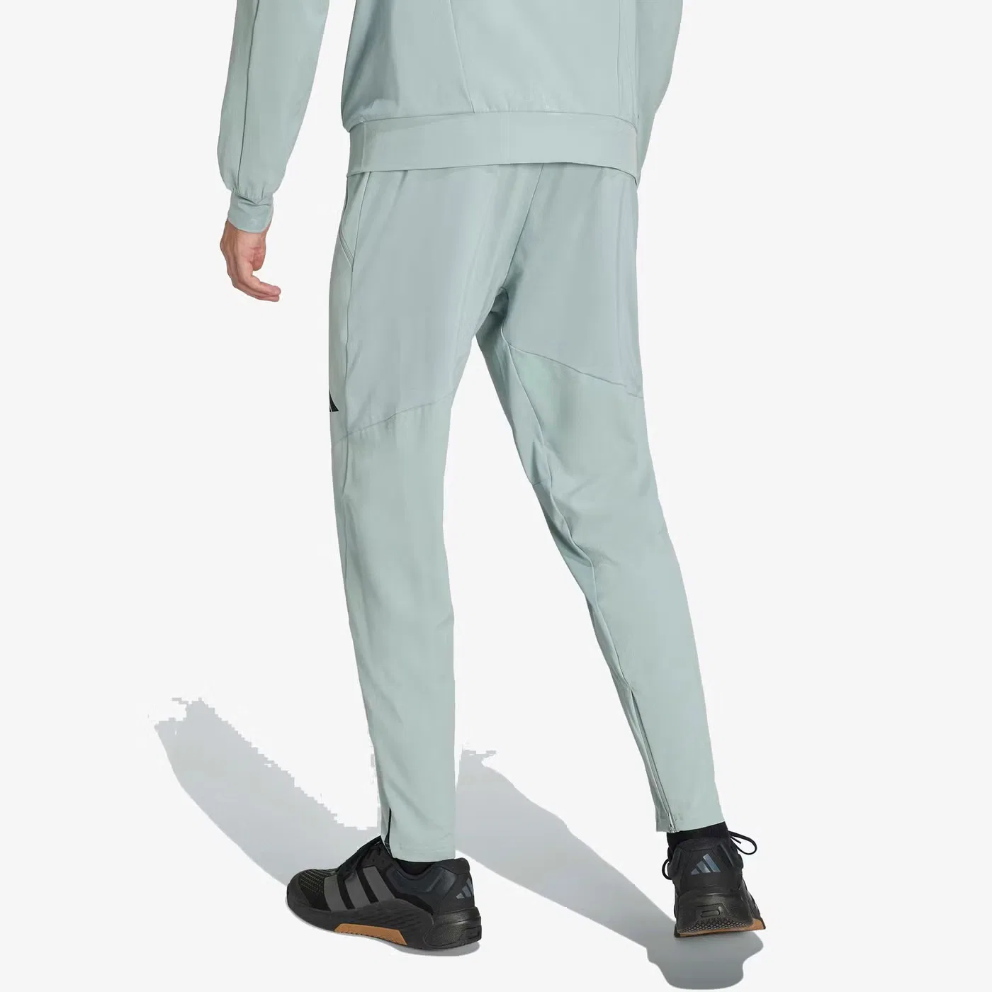 Джоггеры тренировочные с зауженным кроем D4T Adidas, шалфейный — фото 3