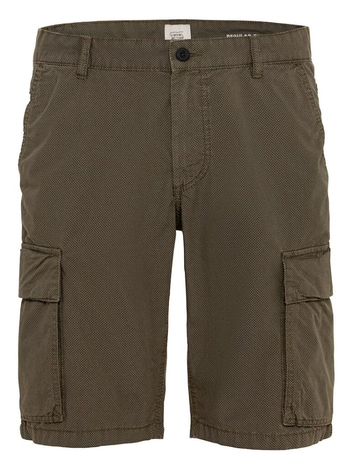 

Тканевые шорты Camel Active Short, цвет olive brown minimal