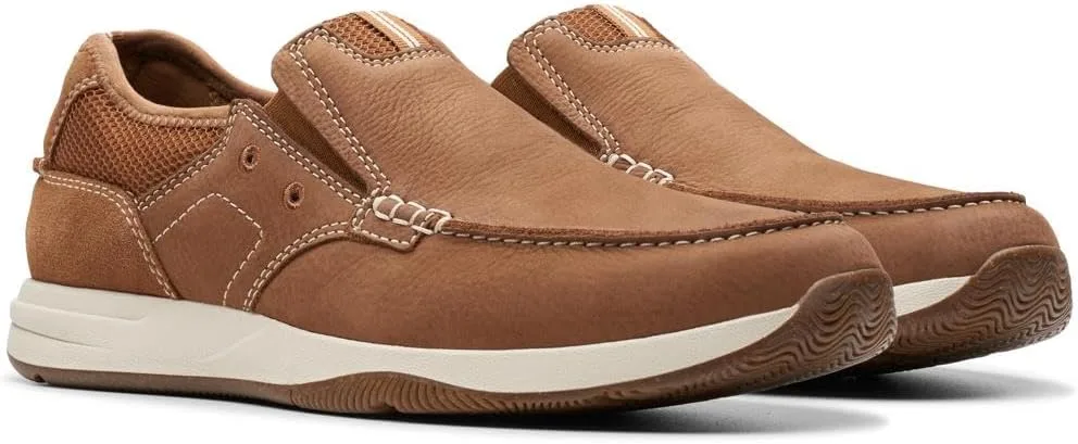 Мужские туфли Clarks Sailview StepSlipper, светло-бежевый — фото 4