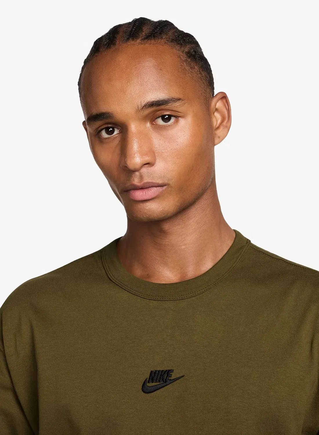 Футболка с принтом NSW Premium Essential Sustainable Nike, оливковый — фото 3