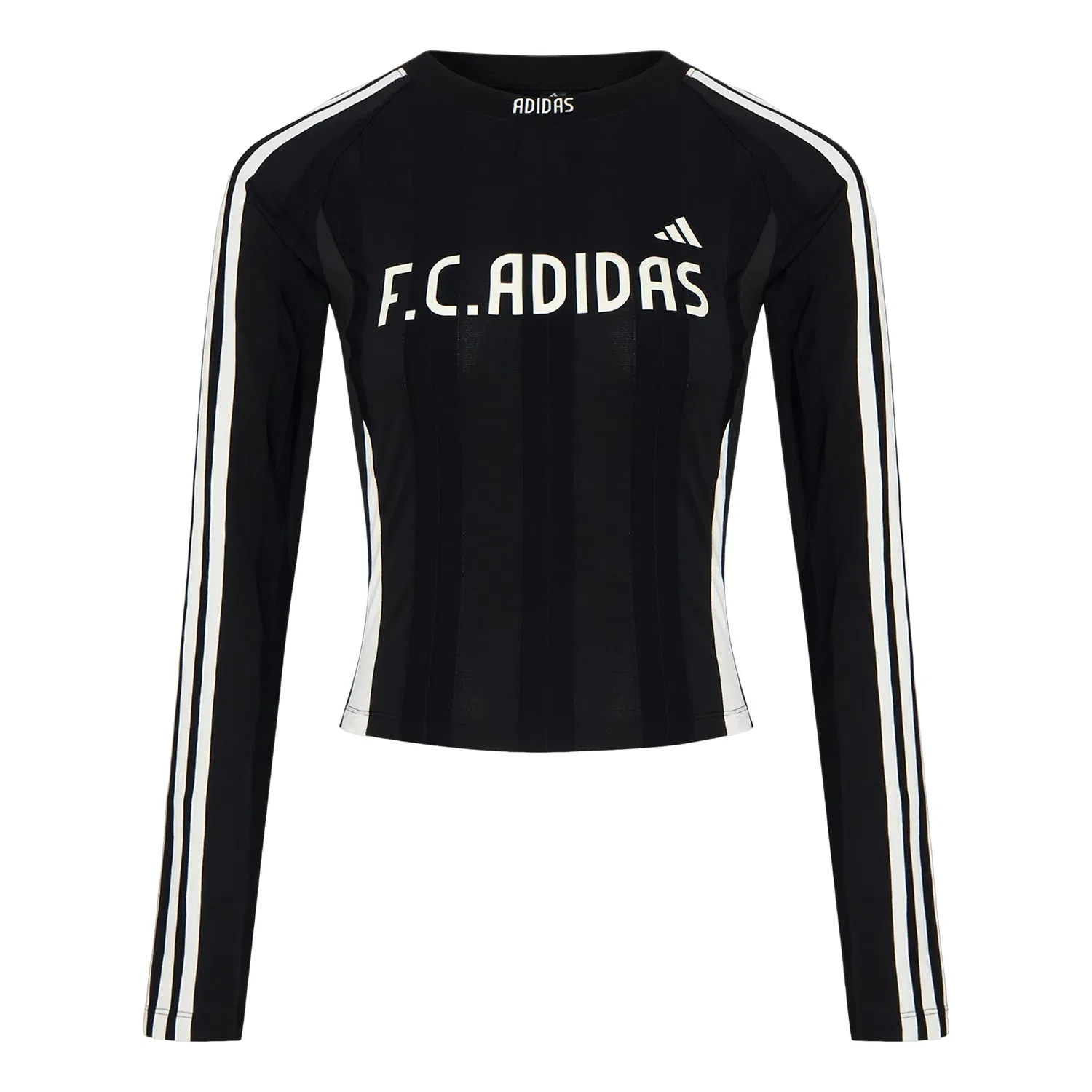 Женская футболка Tiro Long-Sleeve T-Shirt Asia Sizing 'Black' adidas, черный