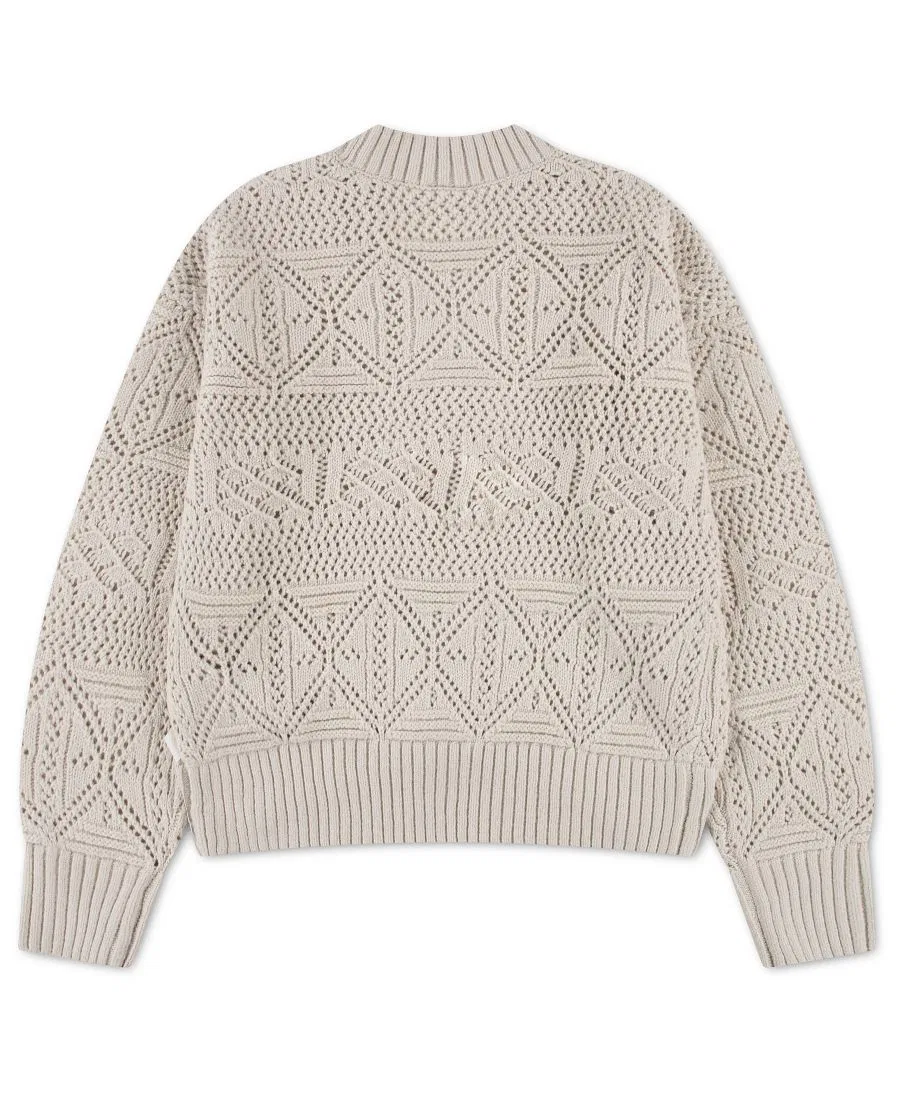 Кардиган с точечным вязанием и завязками спереди abercrombie kids, Light Beige — фото 2
