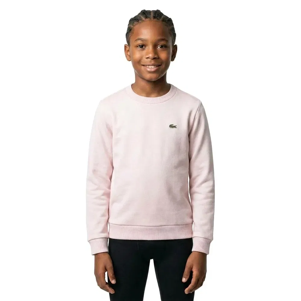 Свитшот Lacoste Kids, розовый — фото 3