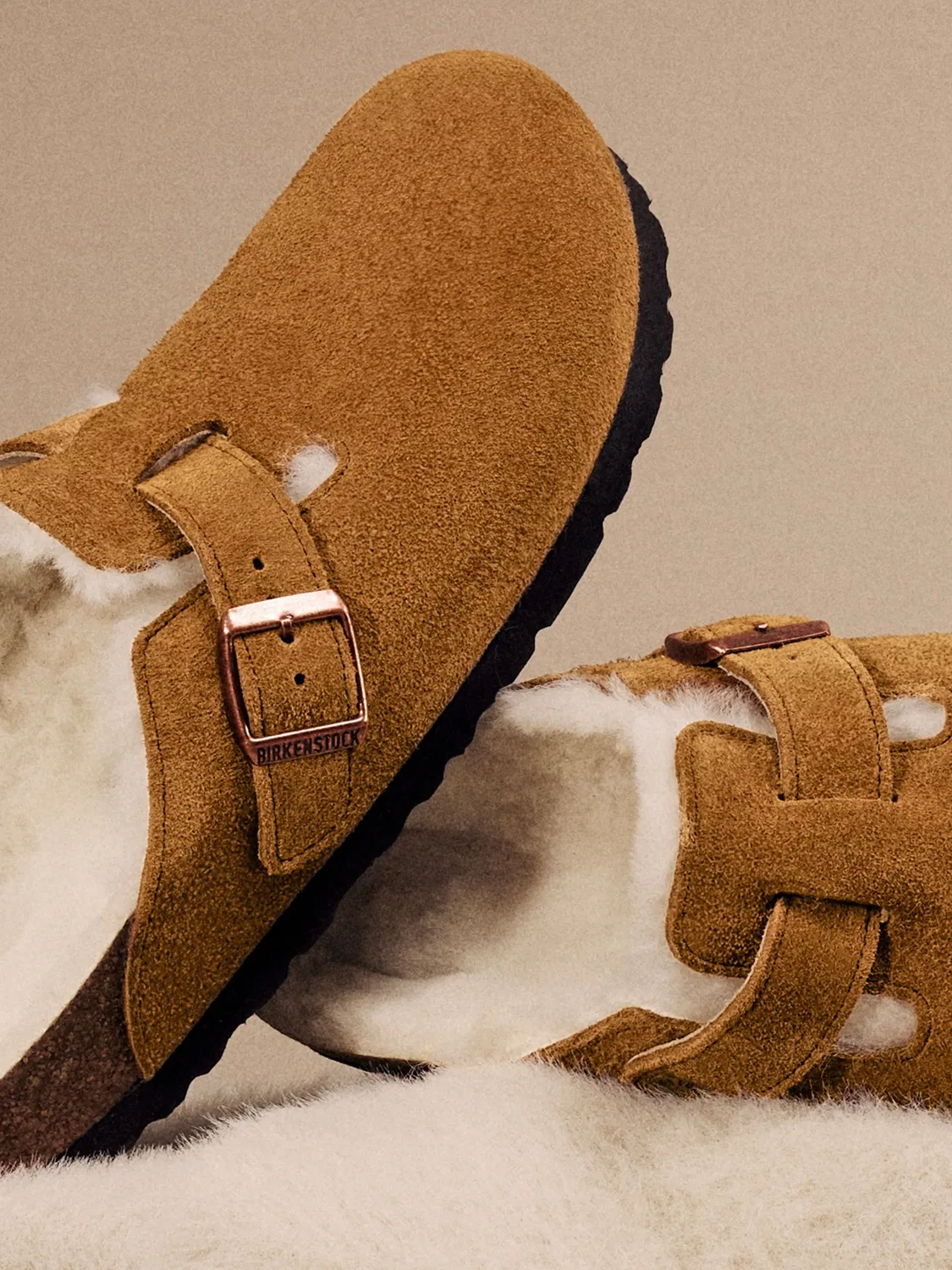 Балетки Boston Birkenstock, коричневый — фото 2