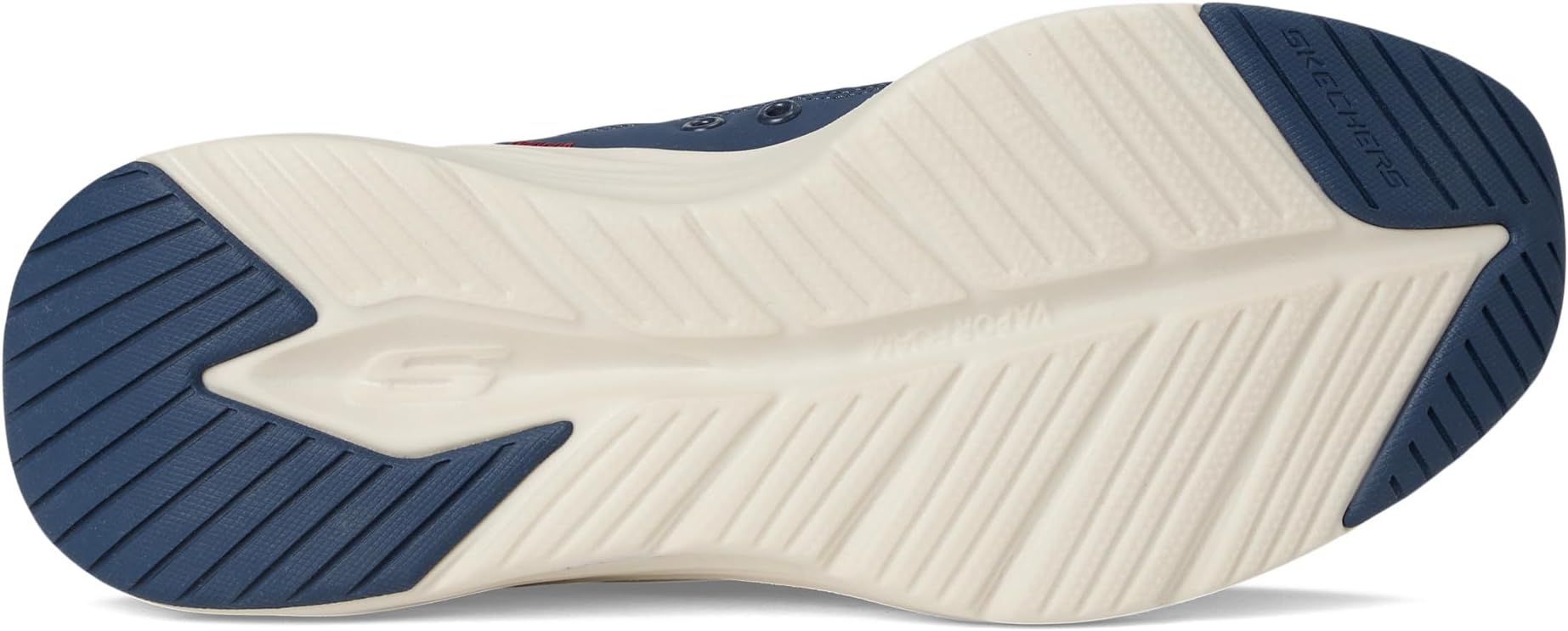 Кроссовки SKECHERS Men's Contour Foam Cozy Fit Hands Free Slip-In, Navy/Grey — фото 3