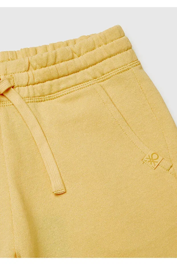 Детские шорты для мальчиков хлопковые United Colors Of Benetton, Yellow — фото 3