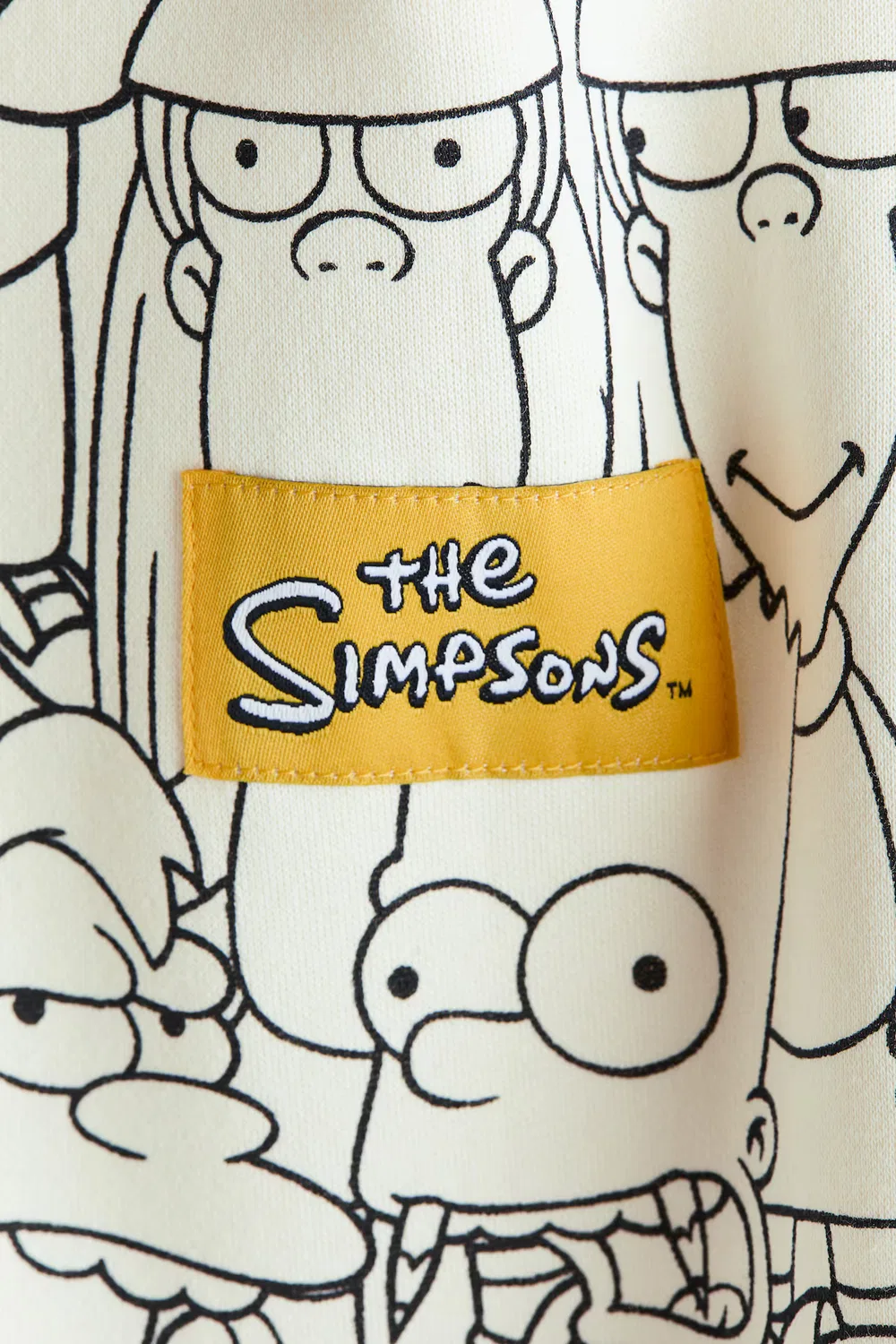 Толстовка с принтом и мягкой внутренней стороной H&M, Weiß/Die Simpsons — фото 2