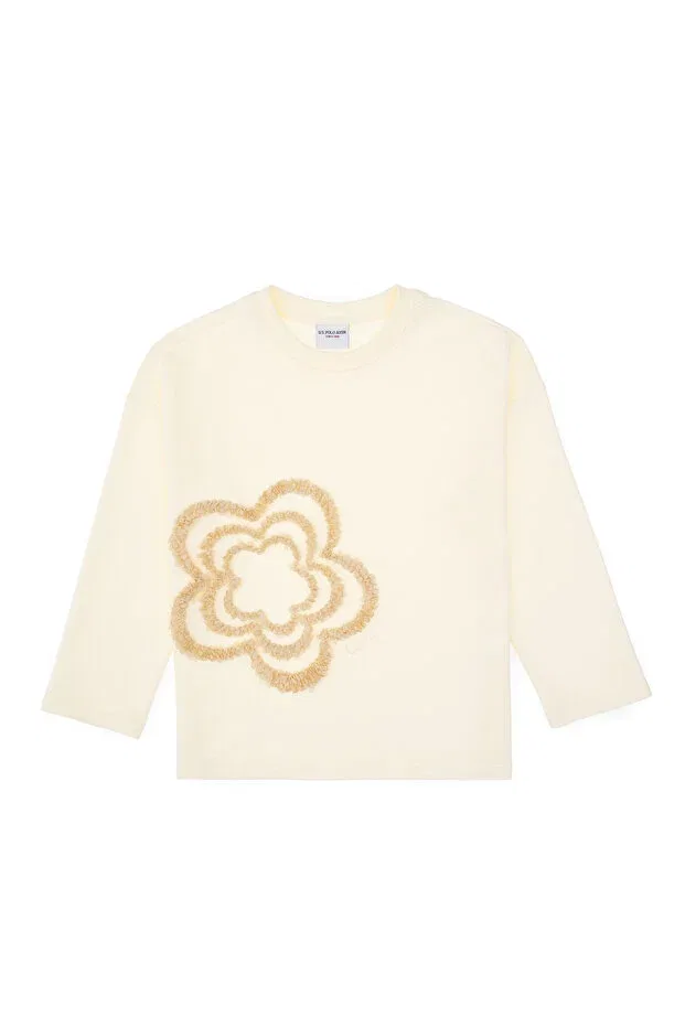 Детские свитшот для девочек с длинным рукавом U.S. Polo Assn., Multicolor — фото 4