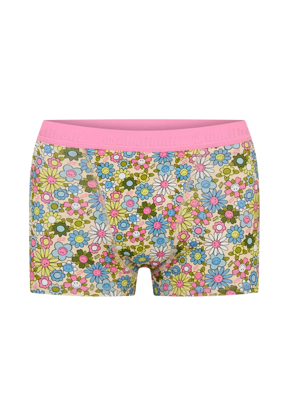 Трусики для критических дней Teen smileyworld super flow period panty - hipsters Modibodi, Bubbly Blossom Pink