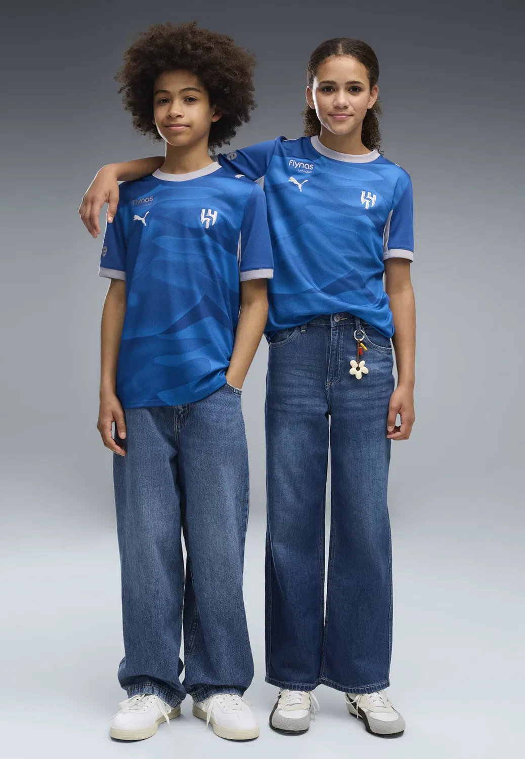 Al hilal sfc 26/27 heimtrikot унисекс - клубная одежда Puma, Blue Intense-Vibrant Silver