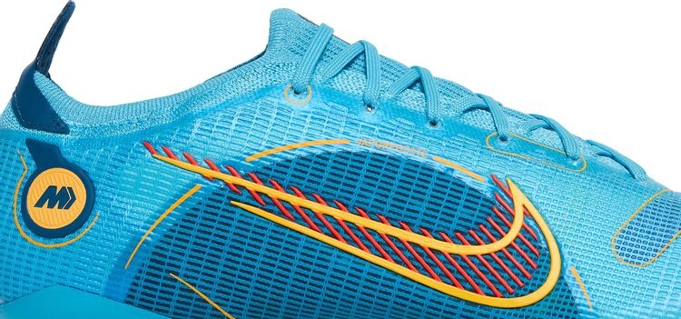 Бутсы Nike Mercurial Vapor 14 Elite FG 'Chlorine Blue Laser Orange', синий — фото 3